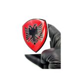 Damla Sticker Arnavutluk Bayrağı Arma Sticker Damla