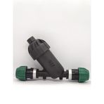 Damla Sulama Plastik Disk Filtre 1'' 32 Mm 2 Adet Kaplin Adaptör