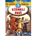 Damla Yayınevi Çizmeli Kedi + 3D Gözlük Üç Boyutlu Masallar
