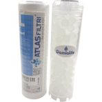 Damlalife Atlas 10'' Kuyu Suyu Filtre ve Yumuşatma Kireç Önleyici Silifoz - beyaz