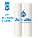 Damlalife Big Blue 20 Jumbo Boy 1 Micron Sediment Elyaf Spun Filtre
