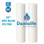 Damlalife Big Blue 20 Jumbo Boy 10 Micron Sediment Elyaf Spun Filtre