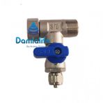 Damlalife Su Arıtma Cihazı 3/8 Combo Bağlantı Aparatı1/4 Mini Küresel Vana Montaj