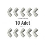 Damlalife Tüm Su Arıtma Cihazları İle 6 Mm Hortum Uyumlu Quick L Dirsek (1/4'' X 1/4'')