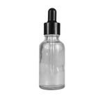 Damlalıklı Cam Şişe Şeffaf 30ml