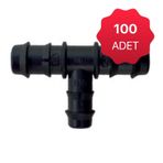 Damlama Sulama Kurtağzı Te Bağlantı - 16X16X16Mm (100 Adet)