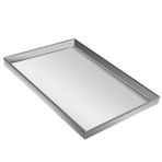 Damlama Tepsisi,, Taşınabilir Klima için Paslanmaz Çelik Damlama Tavası - Lavabo Altında Yoğuşma Tepsisi (70x30cm/27x12in) - Mini Split AC Ünitesi için Yağ Tahliye Tavası