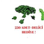 Damlatıcı Meme Damlama Sulama Yeşil 250 Adet ( Delici Hediye)
