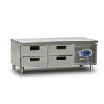 Dampak 22TBF0S/70.4C 150x70x85 4 Çekmeceli Tezgahaltı Buzdolabı