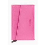 Damy 612 Fuşya Hakiki Deri Mekanizmalı Kartlık