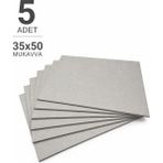 Danacı Kırtasiye 5 Adet 35X50 Mukavva - Gri