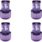 Danazeey 4 Adet Yıkanabilir Hepa Filtre Dyson V12 Algılama Ince Mutlak Toplam Temiz Elektrikli Süpürge Yedek Parça Aksesuarları (Yurt Dışından)