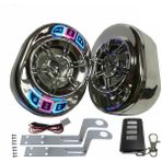 Danazeey Motosiklet Stereo Hoparlörler 3.5 Inç Bluetooth Mp3 Çalar Su Geçirmez Fm Ses Motorlu Scooter Bisiklet Atv Utv Için (Yurt Dışından) - Gümüş