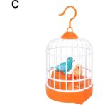 Dancings Birds Sesli ve Işıklı Kafesli Kuş Oyuncak - Turuncu
