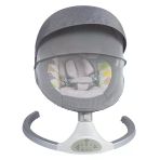 Dandini 2 Ev Tipi Ana Kucağı, Otomatik Sallanma, Bluetooth, Tente Ve Sineklikli, 0-9 Kg, Gri