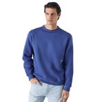 DANE Erkek Organik Kumaşlı Yumuşacık Koyu Mavi Sweatshirt