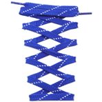 DANHUA Düz Ayakkabı Bağcıkları Çok Renkli Fitilli Nokta Kalın Ayakkabı Dantel Ayakkabı 2 Çift, 21blue Beyaz, 55.12"Inch (140CM)