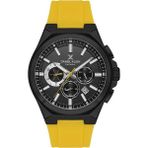 Daniel Klein DK.1.13815-6 Exclusive Tüm Fonksiyonları Aktif 5 Atm Suya Dayanıklı Silikon Kordonlu Sarı Erkek Kol Saati - Standart