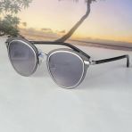 Daniel Klein DK4258P-1 Füme Gümüş Yuvarlak Oval Kadın Güneş Gözlüğü
