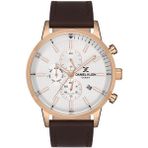 Daniel Klein Exclusive Aktif Göstergeli Spor , Kalsik ve Şık Kullanıma Uygun Yeni Dual Time Erkek Kol Saati - Kahverengi
