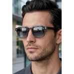 Daniel Klein Handmade Acetate - Polarize - UV400 Korumalı Füme Renk Erkek Güneş Gözlüğü 51 Ekartman DKG6296C1
