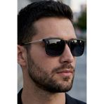 Daniel Klein Handmade Acetate - Polarize - UV400 Korumalı Siyah Renk Erkek Güneş Gözlüğü 57 Ekartman DKGG6288C1