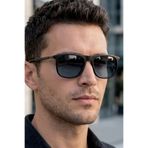 Daniel Klein Handmade Acetate - Polarize - UV400 Korumalı Siyah Renk Erkek Güneş Gözlüğü 58 Ekartman DKGG6292C1
