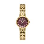 Daniel Klein Kadranı Bordo Kordonu Gold Renk 25 Mm Hediye Paketli Kadın Kol Saati