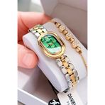 Daniel Klein Oval Kasa Gold Gümüş Kadın Saat - Çelik Kordon - Japon Makina - Su Geçirmez - Özel Kutulu DKBY2060C3