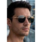 Daniel Klein Polarize - UV400 Korumalı Gold Yeşil Renk Orijinal Erkek Güneş Gözlüğü 53 Ekartman DKG6284C3