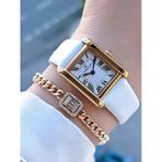 Daniel Klein Retro Vintage Model Deri Kordon 3 Atm Suya Dayanıklı Kadın Kol Saati+Bileklik Dk13787.4