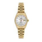 Daniel Klein Rolex Dizayn Pırlanta Taşlı Özel Diamond Serisi Küçük Kasalı (28 MM) Gold Renk Kadın Kol Saati