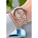 Daniel Klein Rose Renk 33 Mm Kesme Camlı Kadın Kol Saati