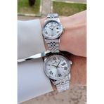 Daniel Klein Silver Renk 24 Ay Garantili Sevgili Çift Kol Saati STFGBG17