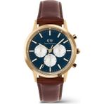 Daniel Wellington Iconic 42 Chronograph St Mawes Arctic Panda G DW00600875 Kol Saati - Mavi