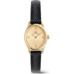 Daniel Wellington Ophelia Mini Black Lizard Unitone Guilloché G DW00600897 Kol Saati - Altın