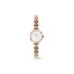 Daniel Wellington Petite Mini 19 Arch 3-Link White RG DW00600854 Kol Saati