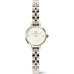 Daniel Wellington Petite Mini 3-Link Two Tone G DW00600923 Kol Saati - Beyaz