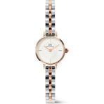 Daniel Wellington Petite Mini 3-Link Two Tone Rose G DW00600924 Kol Saati - Gümüş