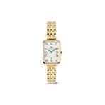 Daniel Wellington Quadro 20x26 Roman Numerals Date 5-link White G DW00600861 Kol Saati