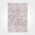 Daniela Krem Çizgili Modern Geometrik Etnik Desenli Boho Makinada Yıkanabilir Hafif Hav Toz Vermez Leke Tutmaz Kaymaz Taban Dijital Makine Baskı Halı Oturma Odası Salon Yolluk Koridor Mutfak Halısı