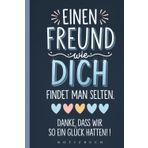 Danke für die Freundschaft - Notizbuch für beste Freunde: BBF Geschenk - Kleinigkeit zum Verschenken - Kumpel - Partner - Familie - Freunde - Geschäftsbeziehung