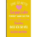 Danke Geschenk Logopädin: Logopädie Notizbuch, Wertschätzung für Ihre Logopädin. A5 Notizbuch liniert – perfekt für Sprachtherapie-Notizen. Die ideale Geschenkidee für Logopäden im Heilberuf.