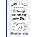 Danke Zahnarzt: Notizbuch Zahnarzt schönes A5 Buch für Notizen kleines Dankeschön an besten Zahnmediziner praktisches Notizheft liniert Geschenkidee für Zahnärzte in Zahnarztpraxis zum Dank