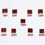 Danlu 100 Adet - Mesh 400 100 Adet Zımpara Bantları Zımpara Kollu Tambur Göndericiler Matkap Ucu Aksesuarları Zımpara Kağıdı Döner Aletler Kum Zımpara Tamburu Mesh 40-600 Kit (Yurt Dışından) - Renkli