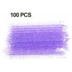 Danlu 100 Adet-Mor 50/100 Adet Kullanımlık Tırnak Eti Itici Kristal Sopa Çift Uçlu Nail Art Tırnak Eti Çıkarıcı Aracı Pedikür Bakımı Tırnak Manikür Araçları (Yurt Dışından) - Renkli