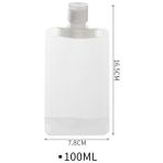 Danlu 100ML 45ML Mini Kart Sprey Şişesi El Temizleyici Alkol Şişeleri Doldurulabilir Bottletravel Basın Taşınabilir Alt Şişeleme Kozmetik Aracı (Yurt Dışından) - Siyah