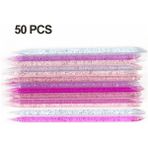 Danlu 50 Adet-Mix Renk 50/100 Adet Kullanımlık Tırnak Eti Itici Kristal Sopa Çift Uçlu Nail Art Tırnak Eti Çıkarıcı Aracı Pedikür Bakımı Tırnak Manikür Araçları (Yurt Dışından) - Renkli