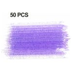 Danlu 50 Adet-Mor 50/100 Adet Kullanımlık Tırnak Eti Itici Kristal Sopa Çift Uçlu Nail Art Tırnak Eti Çıkarıcı Aracı Pedikür Bakımı Tırnak Manikür Araçları (Yurt Dışından) - Renkli