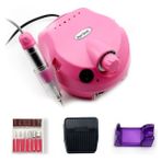 Danlu D202 Pembe Ab Tak 35000RPM Elektrikli Tırnak Matkap Makinesi Seti Manikür Değirmen Kesici Makinesi Için Profesyonel Tırnak Parlatma Makinesi 4 Renk Tırnak Araçları (Yurt Dışından) - Renkli